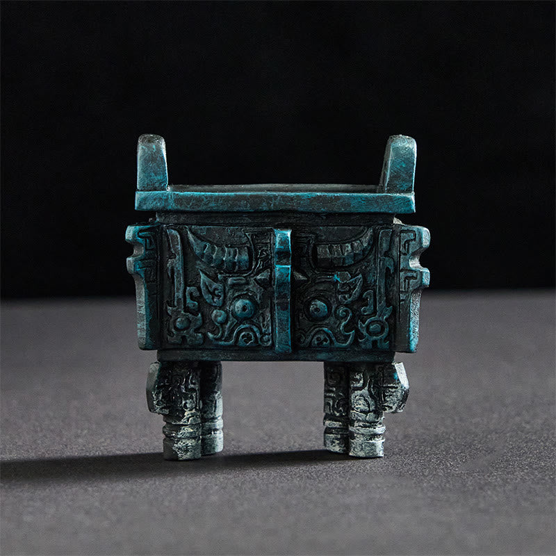 Buddha Stones FU Psy Bliźniaki Budda Kwadratowy Ding Design Magnes na Lodówkę Dekoracja Domu - Kwadratowy Ding 6*5*2,5 cm (z magnesem z tyłu) - image 17