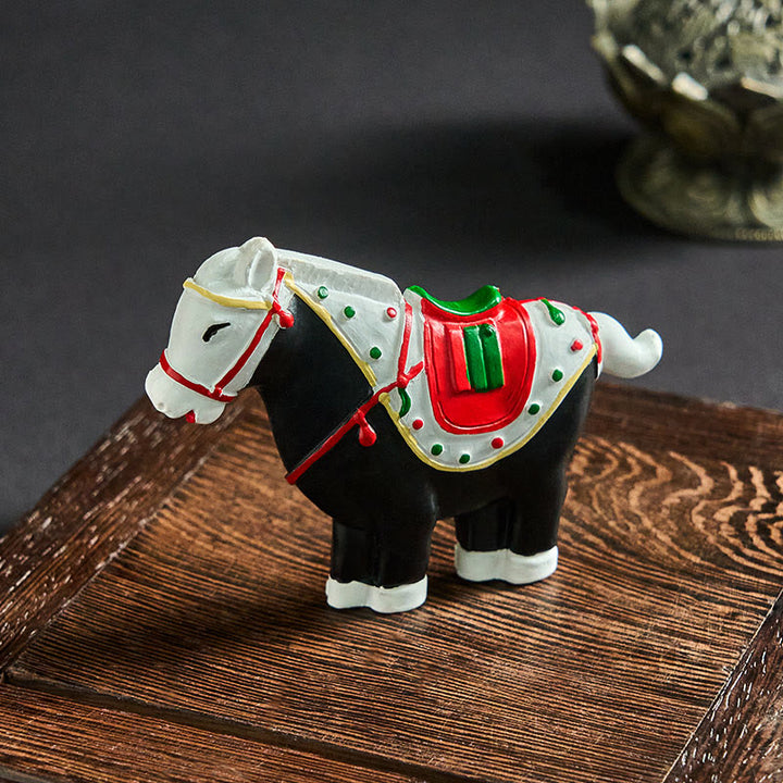 Magnes na lodówkę z motywem koni i Buddha Stones, dekoracja domu, dobrobyt - image 4