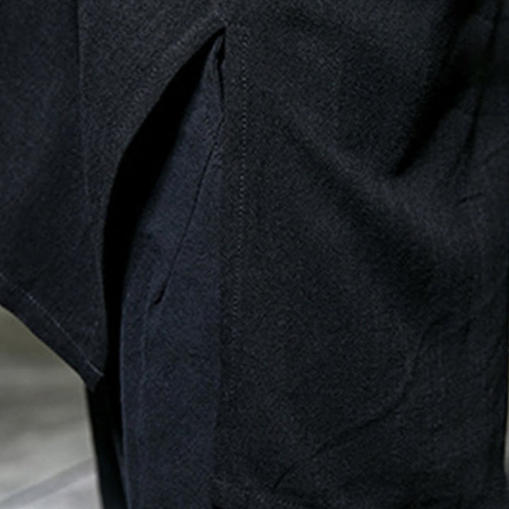 Męska bawełniana kurtka kimono z długim rękawem i otwartym przodem z Buddha Stones Dragon Phoenix - image 8