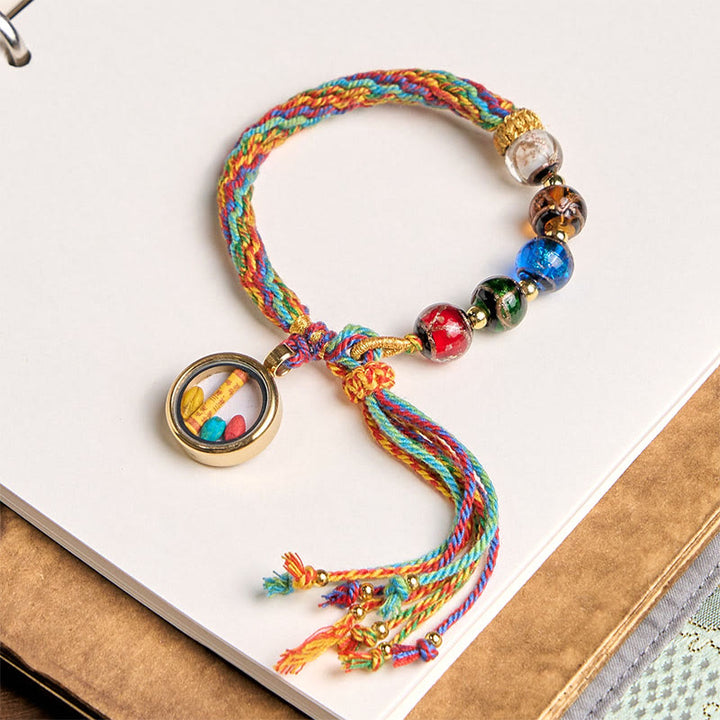 Bransoletka z chińskiego zodiaku, Buddha Stones buddyjskich Thangka, z cynobrowym sznurkiem i błogosławieństwem - image 15