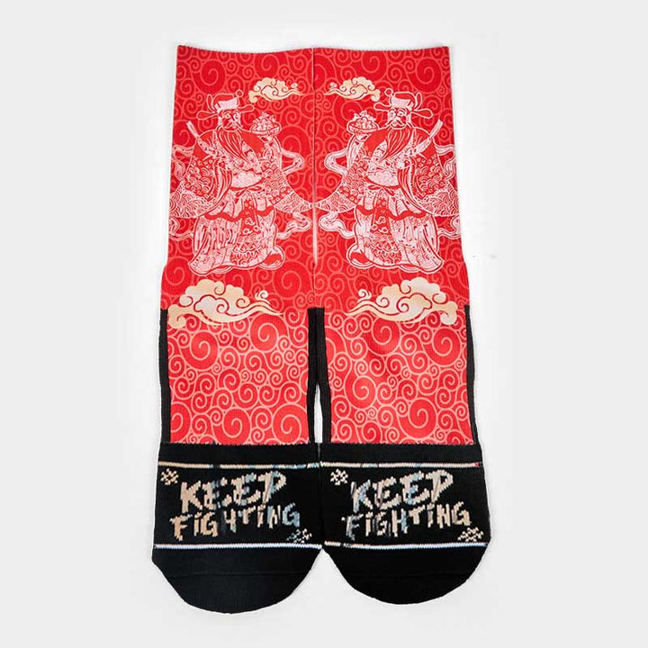 Buddha Stones, swobodny bóg bogactwa, pomyślne chmury, mikro skarpetki męskie i damskie unisex - image 11