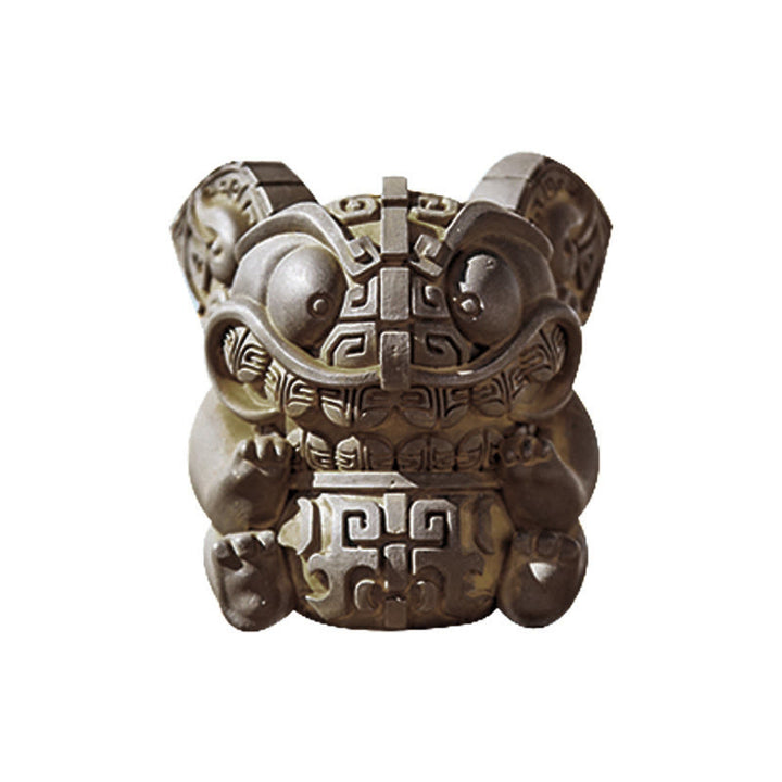 Buddha Stones ręcznie robione, złoto, połykająca bestia, proszek żelaza, odlew z żywicy, dekoracja domu - image 15