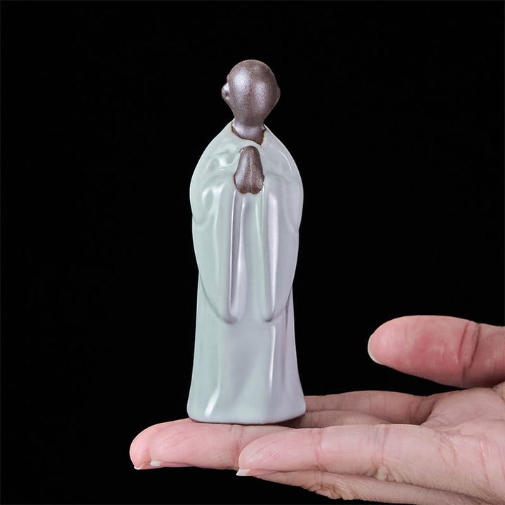 Buddha Stones, Medytacja, Mnich, Ceramiczna Figurka, Spokój, Dekoracja Domu - image 15