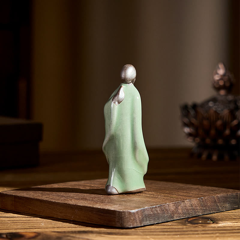 Buddha Stones, Medytacja, Mnich, Ceramiczna Figurka, Spokój, Dekoracja Domu - image 45