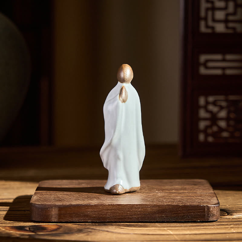 Buddha Stones, Medytacja, Mnich, Ceramiczna Figurka, Spokój, Dekoracja Domu - image 21
