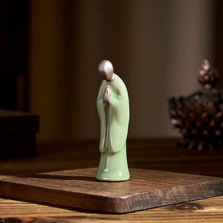 Buddha Stones, Medytacja, Mnich, Ceramiczna Figurka, Spokój, Dekoracja Domu - image 29