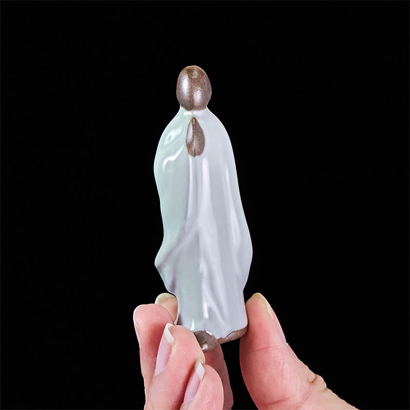 Buddha Stones, Medytacja, Mnich, Ceramiczna Figurka, Spokój, Dekoracja Domu - image 22