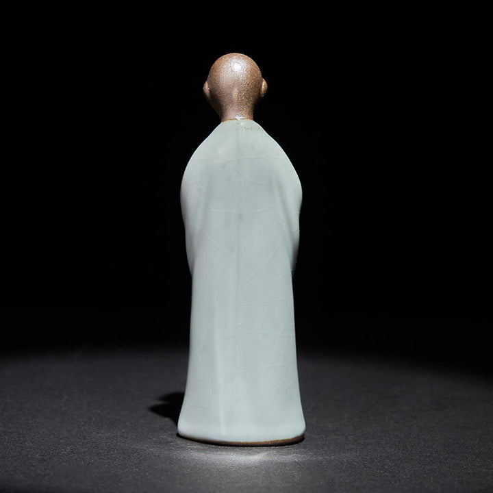Buddha Stones, Medytacja, Mnich, Ceramiczna Figurka, Spokój, Dekoracja Domu - image 10