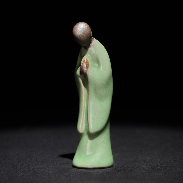 Buddha Stones, Medytacja, Mnich, Ceramiczna Figurka, Spokój, Dekoracja Domu - image 26