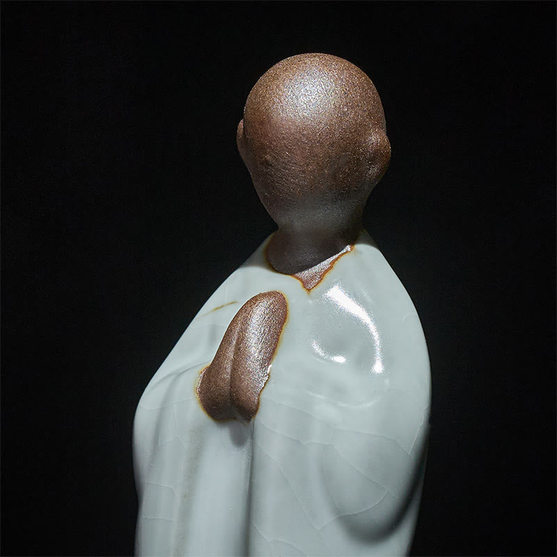 Buddha Stones, Medytacja, Mnich, Ceramiczna Figurka, Spokój, Dekoracja Domu - image 16