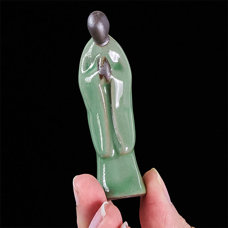 Buddha Stones, Medytacja, Mnich, Ceramiczna Figurka, Spokój, Dekoracja Domu - image 31