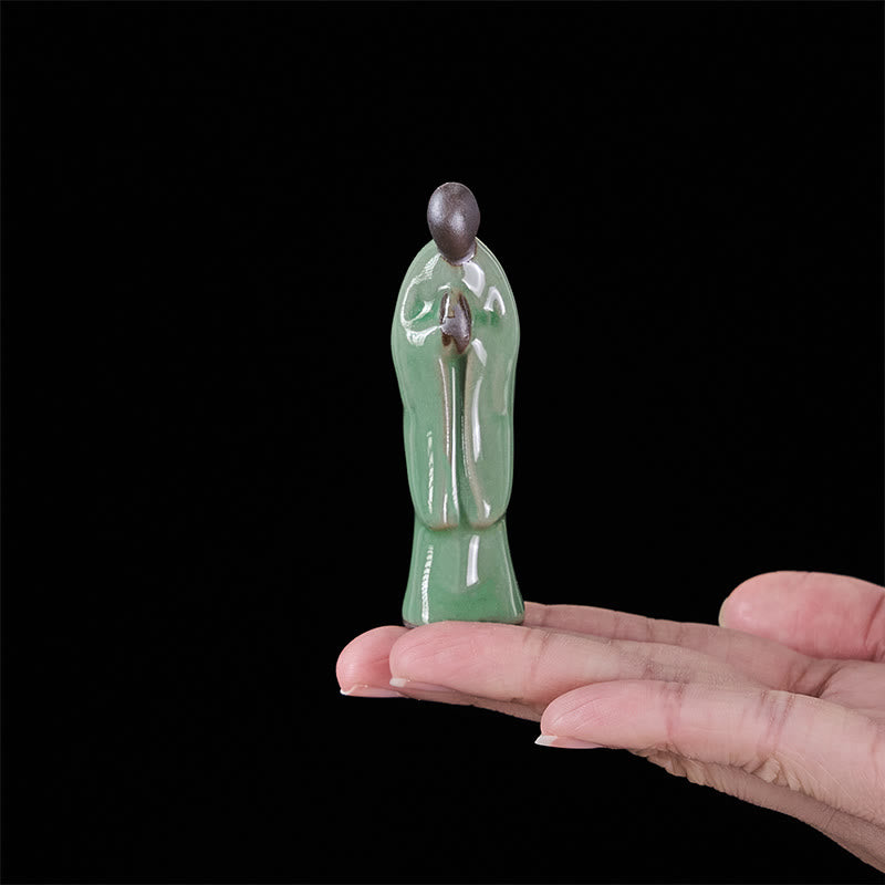 Buddha Stones, Medytacja, Mnich, Ceramiczna Figurka, Spokój, Dekoracja Domu - image 30