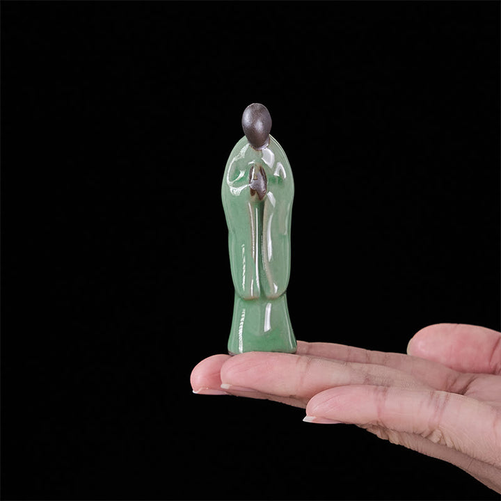 Buddha Stones, Medytacja, Mnich, Ceramiczna Figurka, Spokój, Dekoracja Domu - image 30