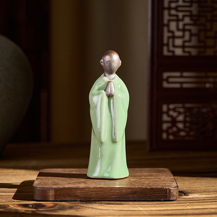 Buddha Stones, Medytacja, Mnich, Ceramiczna Figurka, Spokój, Dekoracja Domu - image 36
