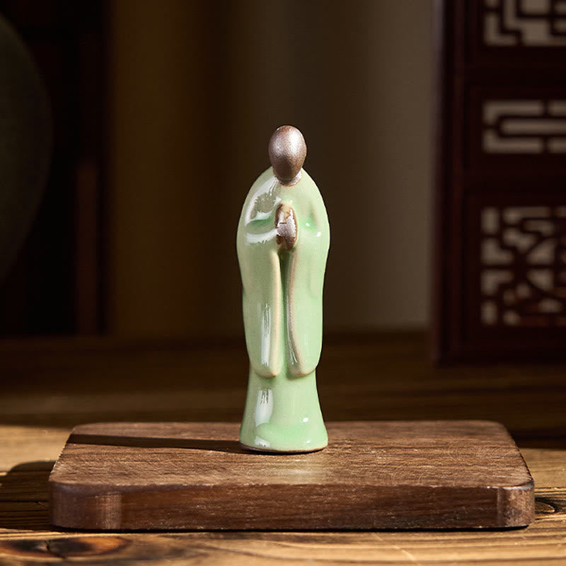 Buddha Stones, Medytacja, Mnich, Ceramiczna Figurka, Spokój, Dekoracja Domu - image 28