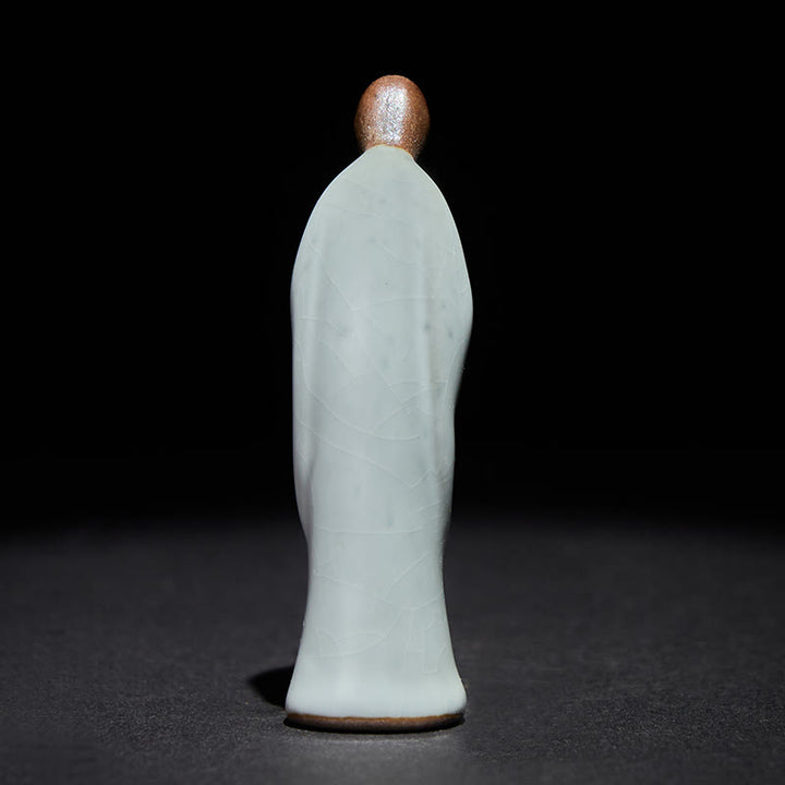 Buddha Stones, Medytacja, Mnich, Ceramiczna Figurka, Spokój, Dekoracja Domu - image 2