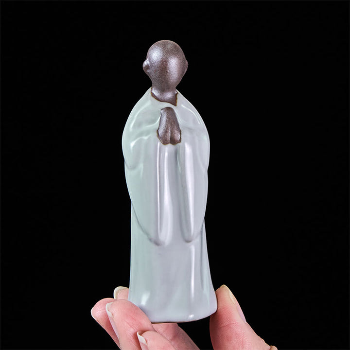 Buddha Stones, Medytacja, Mnich, Ceramiczna Figurka, Spokój, Dekoracja Domu - image 13
