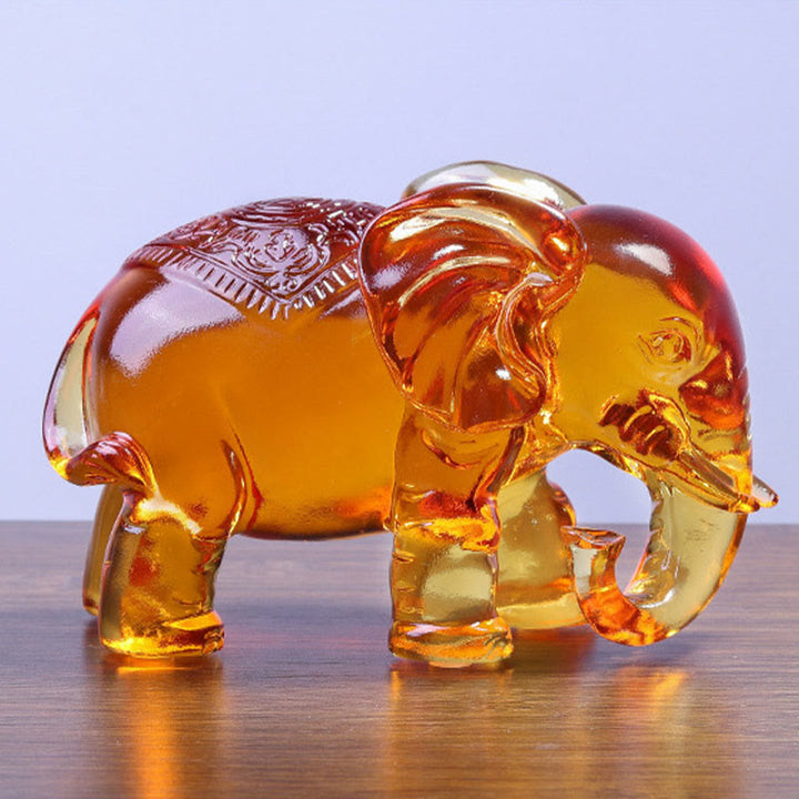 Buddha Stones, żółty kryształ Liuli, trąba słonia, góra, dół, projekt, wytrzymałość, dekoracja domu - image 4