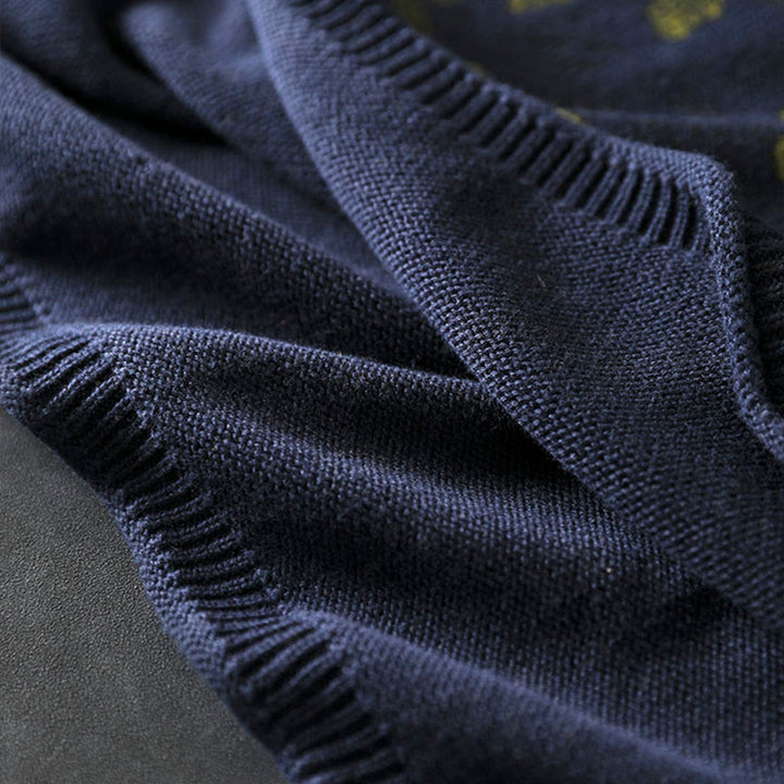 Sweter damski bawełniany z długim rękawem i okrągłym dekoltem w kształcie słonecznika z motywem Buddha Stones - image 11