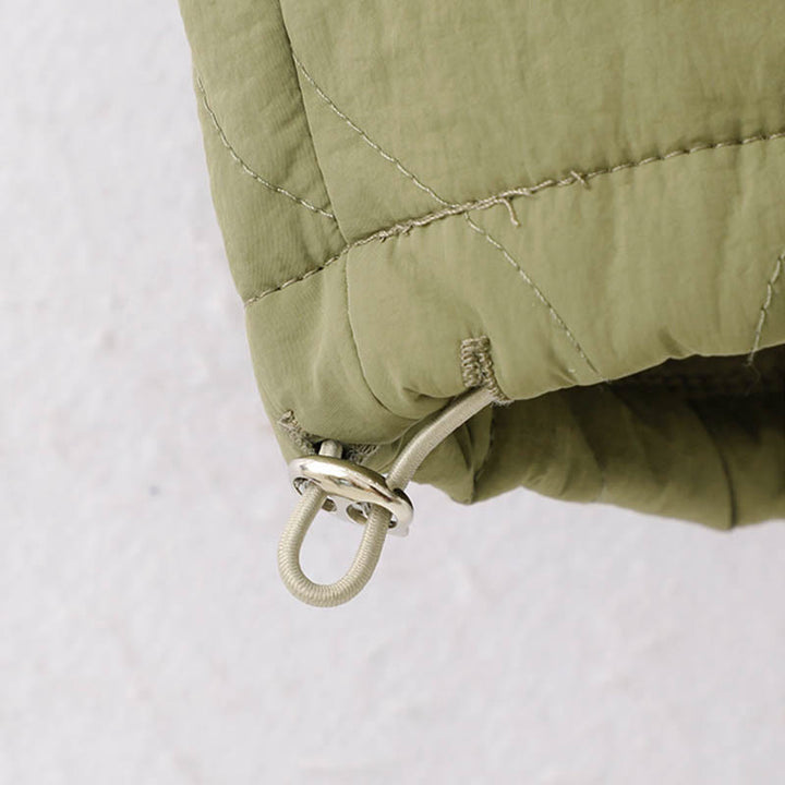 Damskie spodnie z kieszeniami i ściągaczem z kolekcji Buddha Stones z prostymi, elastycznymi mankietami i sznurkiem termicznym - image 20