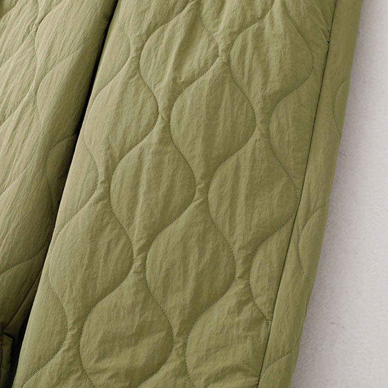 Damskie spodnie z kieszeniami i ściągaczem z kolekcji Buddha Stones z prostymi, elastycznymi mankietami i sznurkiem termicznym - image 16