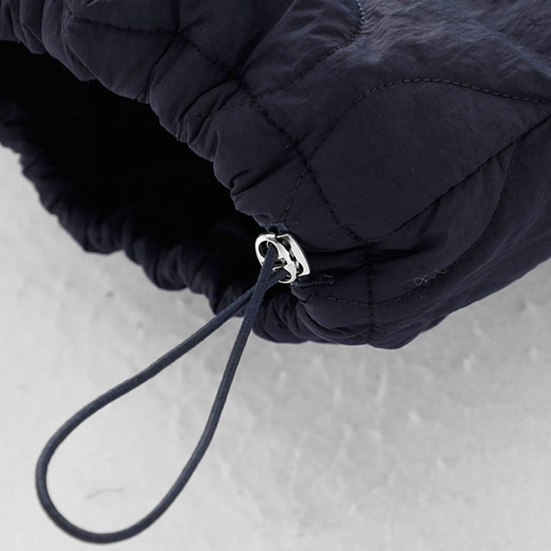 Damskie spodnie z kieszeniami i ściągaczem z kolekcji Buddha Stones z prostymi, elastycznymi mankietami i sznurkiem termicznym - image 8