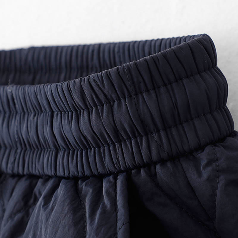 Damskie spodnie z kieszeniami i ściągaczem z kolekcji Buddha Stones z prostymi, elastycznymi mankietami i sznurkiem termicznym - image 4