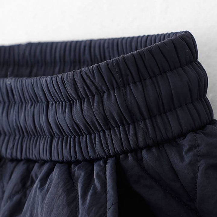 Damskie spodnie z kieszeniami i ściągaczem z kolekcji Buddha Stones z prostymi, elastycznymi mankietami i sznurkiem termicznym - image 4