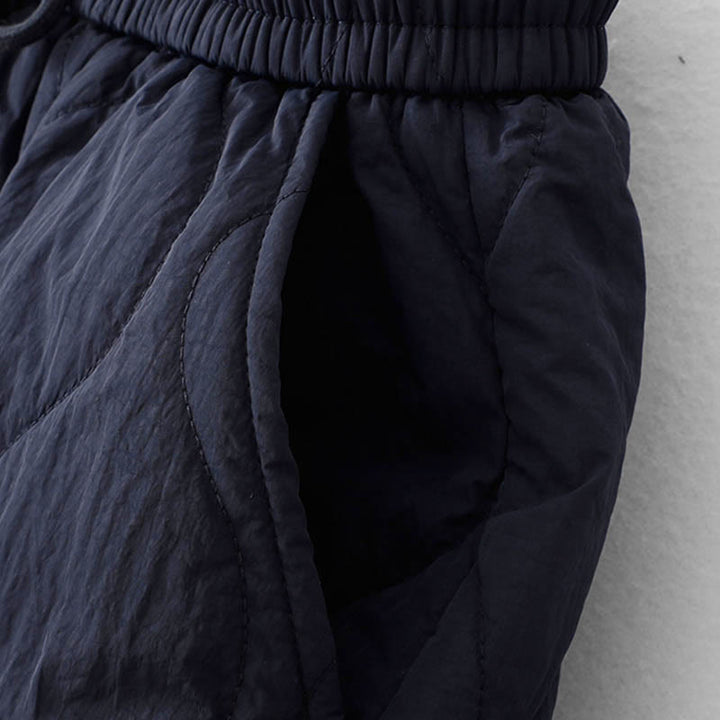 Damskie spodnie z kieszeniami i ściągaczem z kolekcji Buddha Stones z prostymi, elastycznymi mankietami i sznurkiem termicznym - image 5