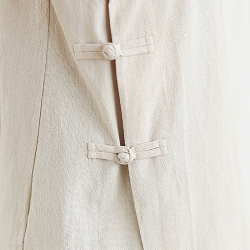 Buddha Stones, 2 sztuki, koszula z dekoltem w serek, długie rękawy, szerokie nogawki, zestaw do medytacji zen dla kobiet - image 7