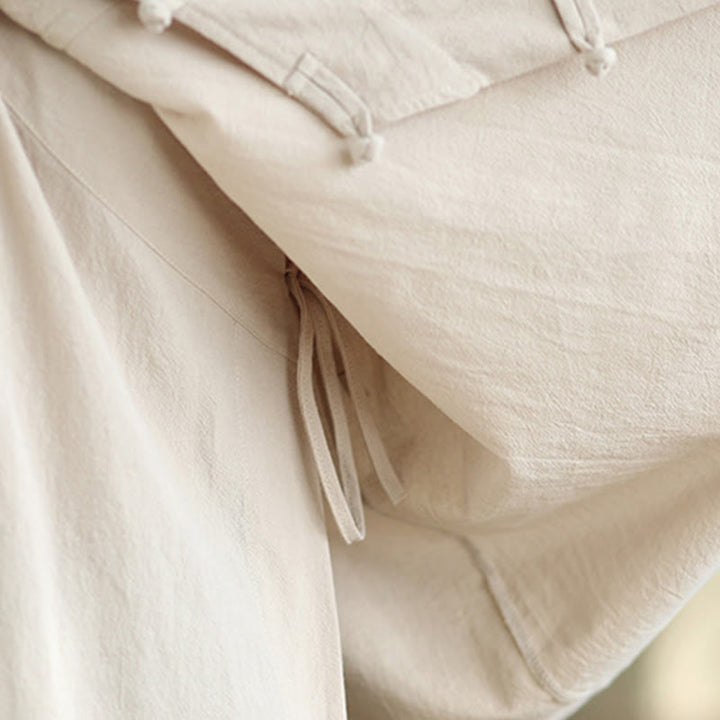 Buddha Stones, 2 sztuki, koszula z dekoltem w serek, długie rękawy, szerokie nogawki, zestaw do medytacji zen dla kobiet - image 10