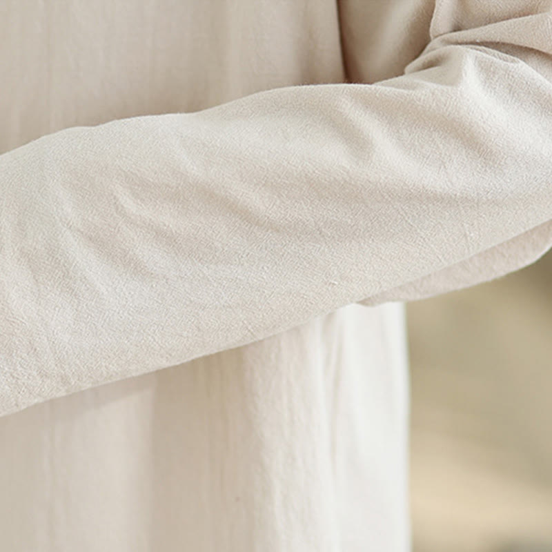 Buddha Stones, 2 sztuki, koszula z dekoltem w serek, długie rękawy, szerokie nogawki, zestaw do medytacji zen dla kobiet - image 9