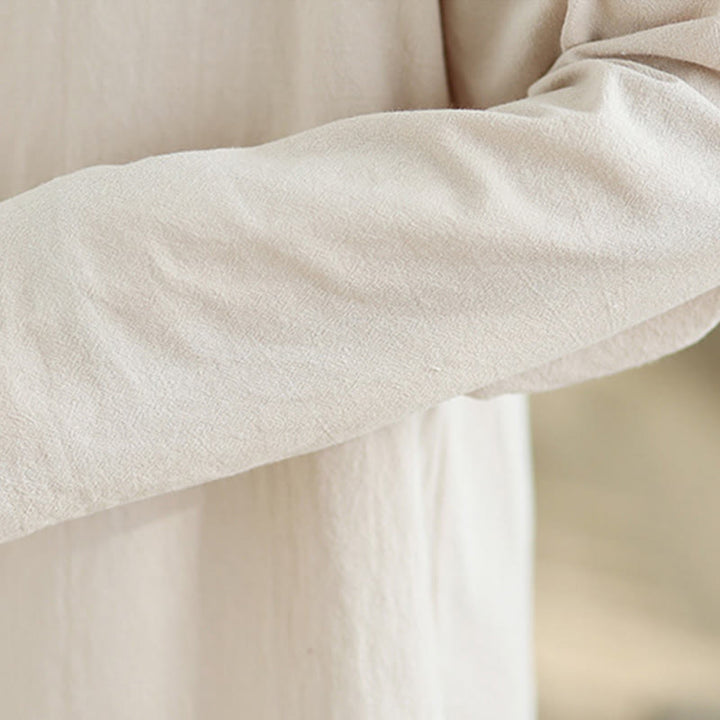 Buddha Stones, 2 sztuki, koszula z dekoltem w serek, długie rękawy, szerokie nogawki, zestaw do medytacji zen dla kobiet - image 9