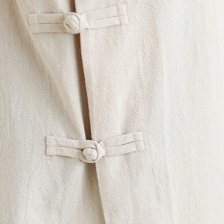 Buddha Stones, 2 sztuki, koszula z dekoltem w serek, długie rękawy, szerokie nogawki, zestaw do medytacji zen dla kobiet - image 8