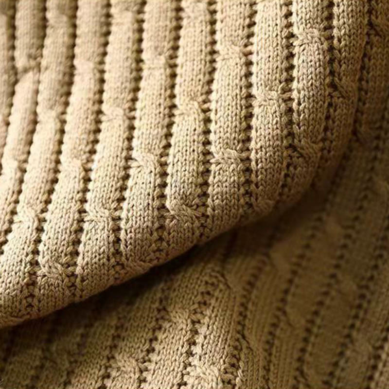 Sweter damski bawełniany z długim rękawem i okrągłym dekoltem w stylu patchworkowym z Buddha Stones - image 5