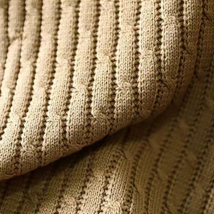 Sweter damski bawełniany z długim rękawem i okrągłym dekoltem w stylu patchworkowym z Buddha Stones - image 5