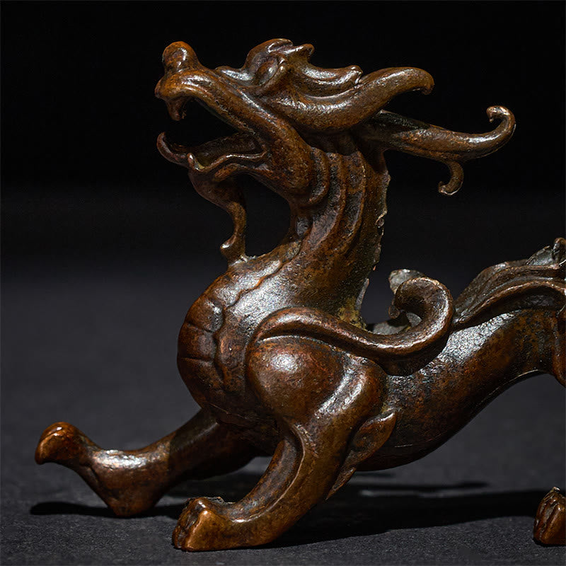 Buddha Stones FengShui Małe Stopy PiXiu Bogactwo Szczęście Dekoracja 9,2*2,4*5,2 cm - image 7