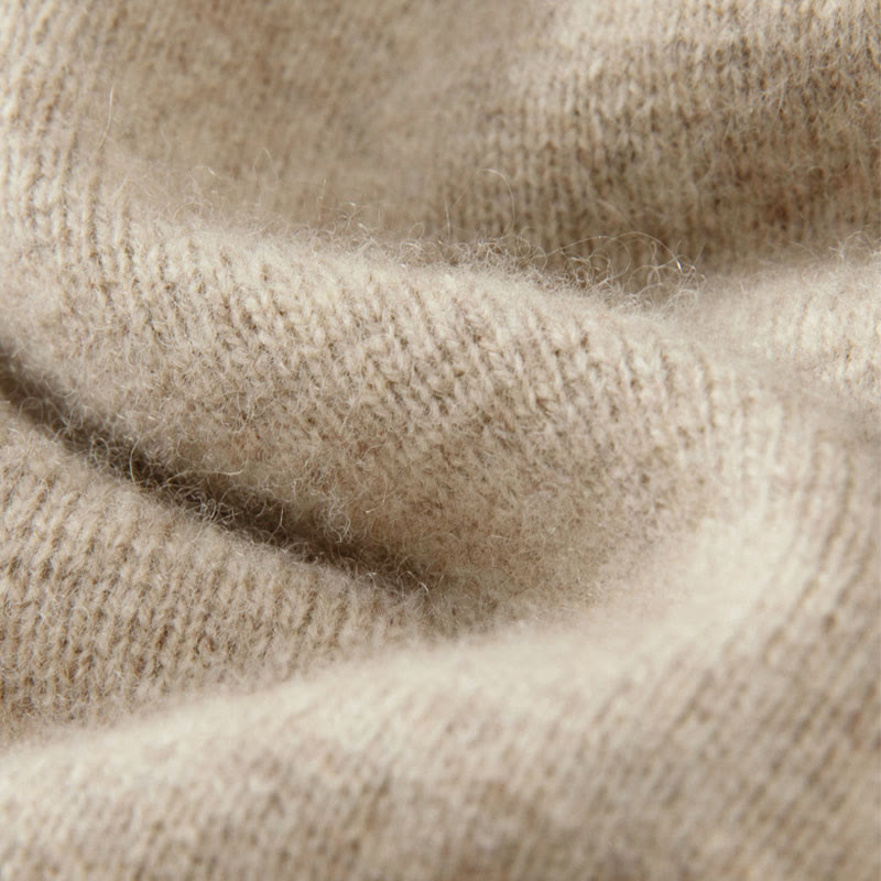 Męski sweter z długim rękawem z wełny z motywem Buddha Stones w jednolitym kolorze z chińskimi guzikami żaby - image 12