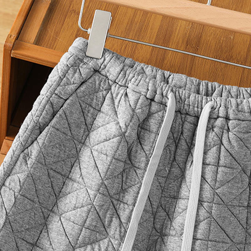 Damskie spodnie termiczne z szerokimi nogawkami i kieszeniami, w jednolitym kolorze, z kolekcji Buddha Stones - image 12