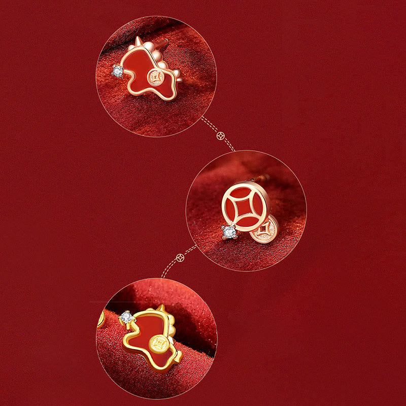 Bransoletka z Buddha Stones ze srebra próby 925, Rok Konia, czerwony sznurek, moneta z czerwonego agatu, przynosząca szczęście - image 21