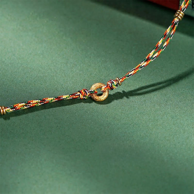 Bransoletka z Buddha Stones, ręcznie robiona, wielokolorowa, dla dzieci i dorosłych, z klamrą pokoju - image 3