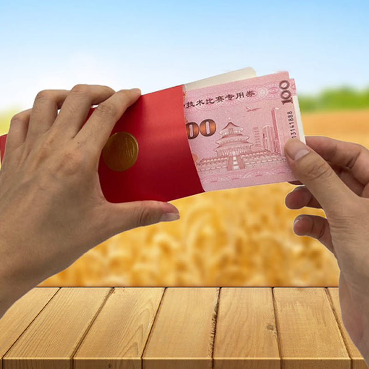 Buddha Stones 6 szt. Wielokolorowa chińska czerwona koperta na Rok Konia 2026 Nowy Rok - image 27