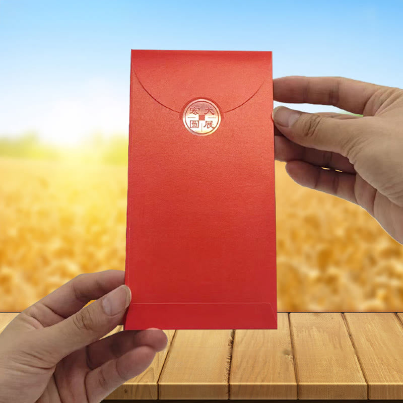 Buddha Stones 6 szt. Wielokolorowa chińska czerwona koperta na Rok Konia 2026 Nowy Rok - image 25