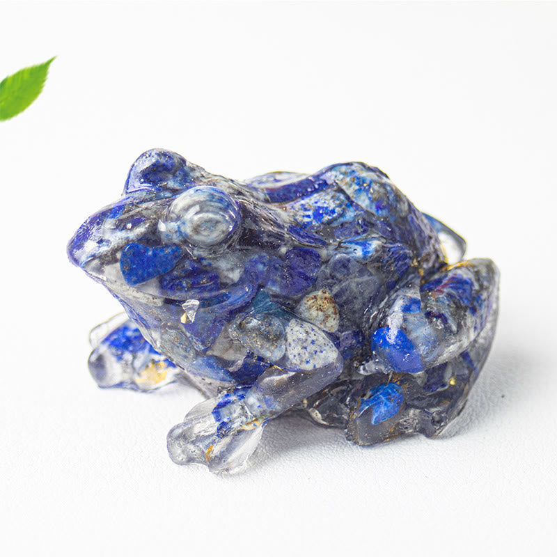 Kryształowe Buddha Stones z żywicy kroplowej, mała żaba, dekoracja namiętności - image 15