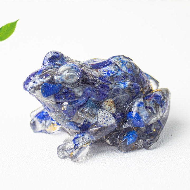 Kryształowe Buddha Stones z żywicy kroplowej, mała żaba, dekoracja namiętności - image 15