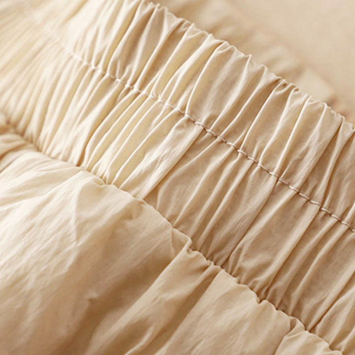 Damskie zimowe spodnie termiczne z bawełny z kieszeniami i patchworkiem Buddha Stones - image 3