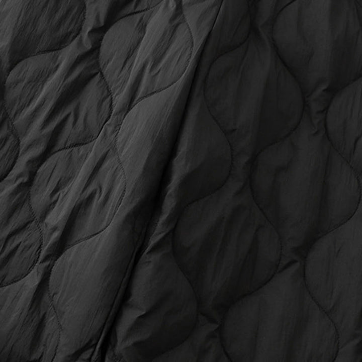 Buddha Stones Zimowe Zakrzywione Linie Ciepłe Damskie Spodnie Do Kostki Z Kieszeniami - image 10