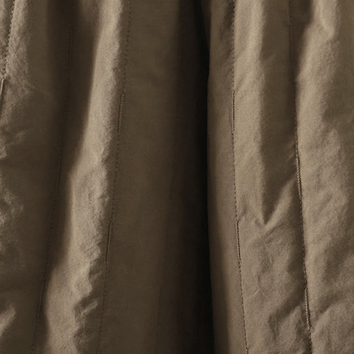 Spodnie harem damskie z bawełny z kieszeniami i prostymi liniami w paski z Buddha Stones - image 3