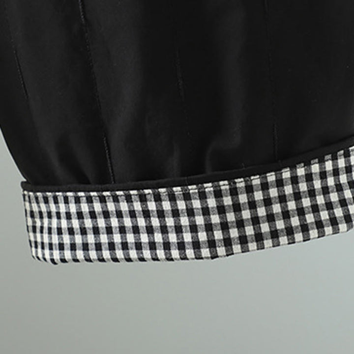 Spodnie harem damskie z kieszeniami i bawełnianą podszewką z polaru z motywem Buddha Stones w proste linie i paski - image 11