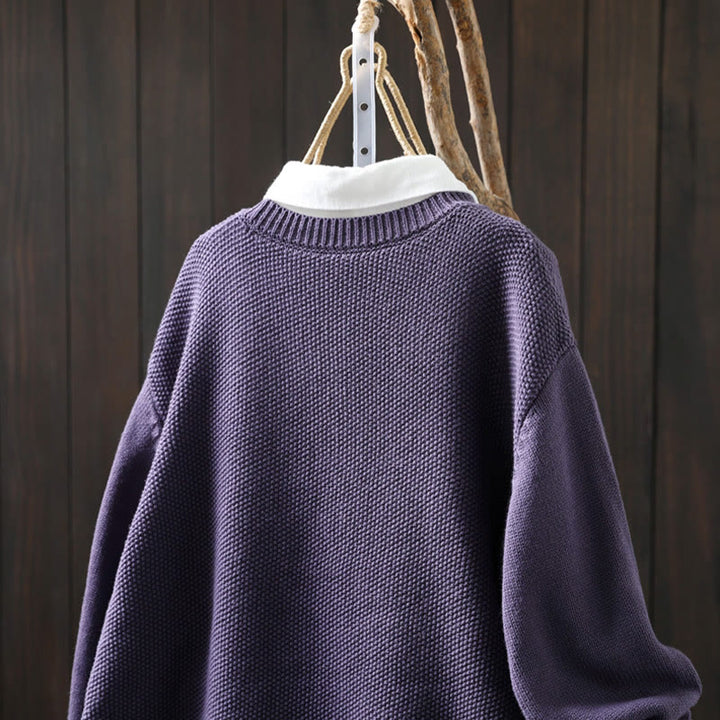 Sweter kardigan z długim rękawem i haftowanymi guzikami z motywem kamieni Buddha Stones damskiej - image 8